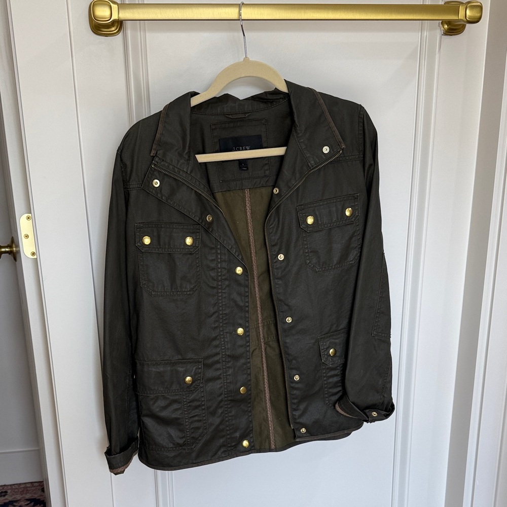 J crew Utility Green Jacket